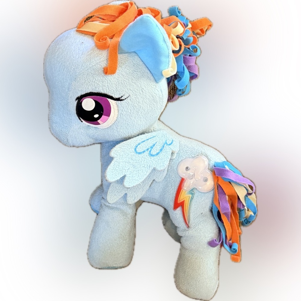 Vintage My Little Pony Rainbow Dash Plush Toy